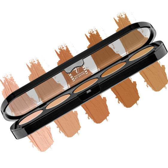 5 Cream Concealers Palette – C/APJ – Yellow Skin 10g