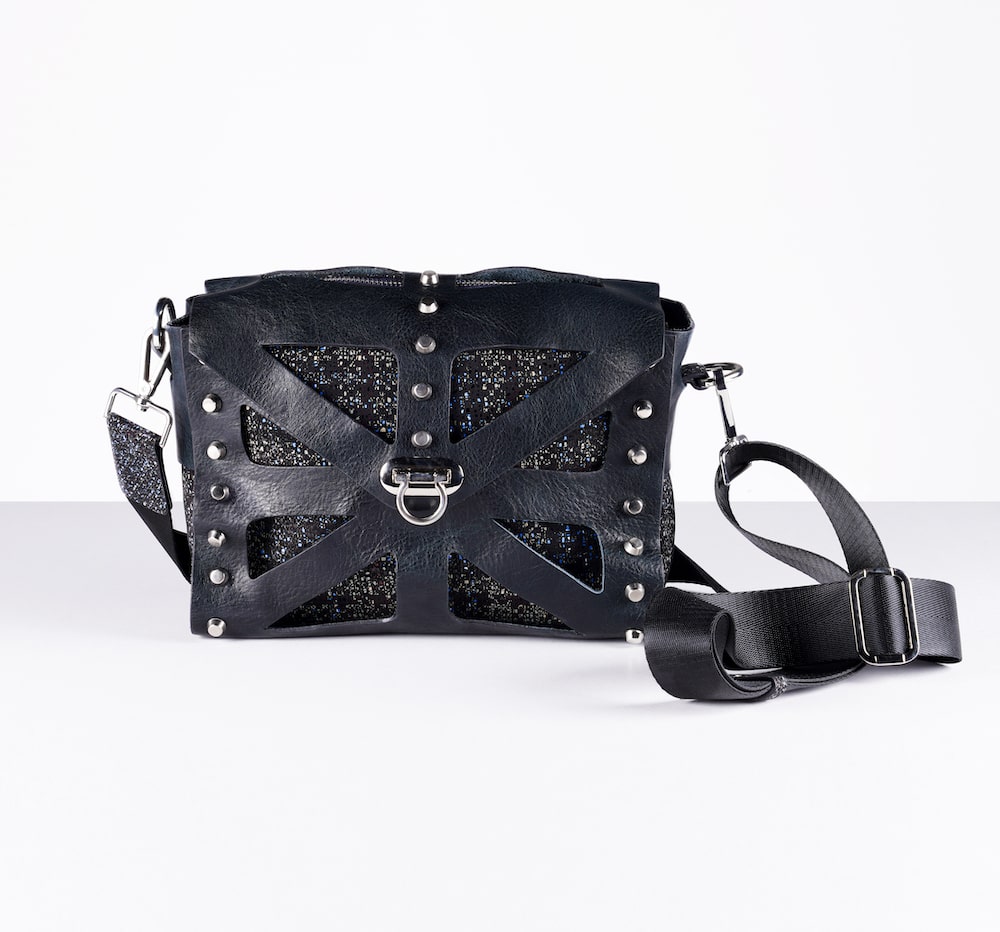 Milanaleesa Iconic Premium Leather Bag – Black